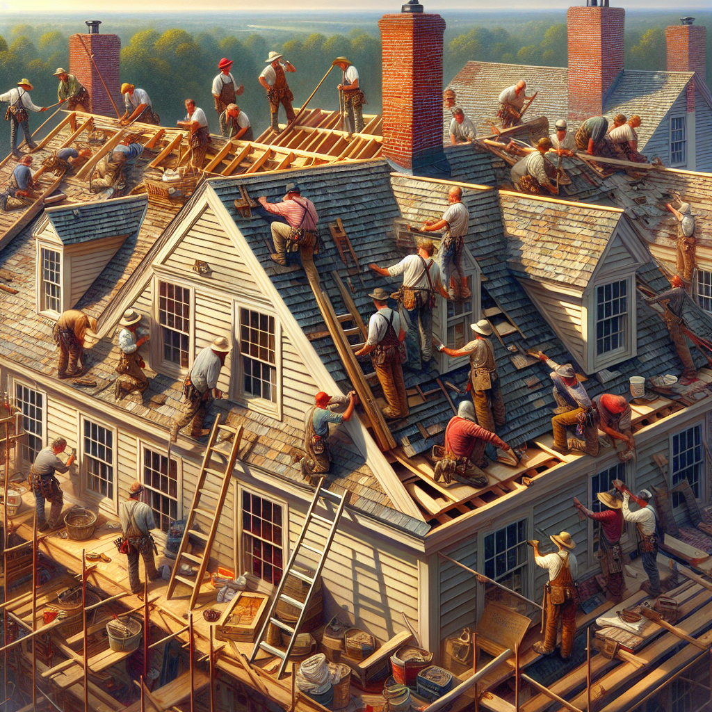 Expert roofing techniques and professional methods demonstration